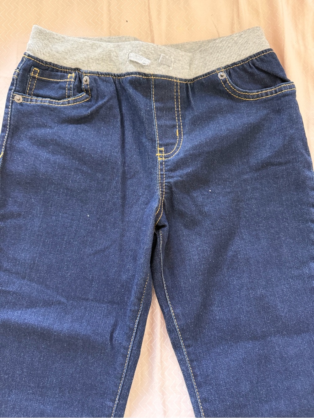 Cat & Jack Light Indigo Jeggings with Gray Waistband
